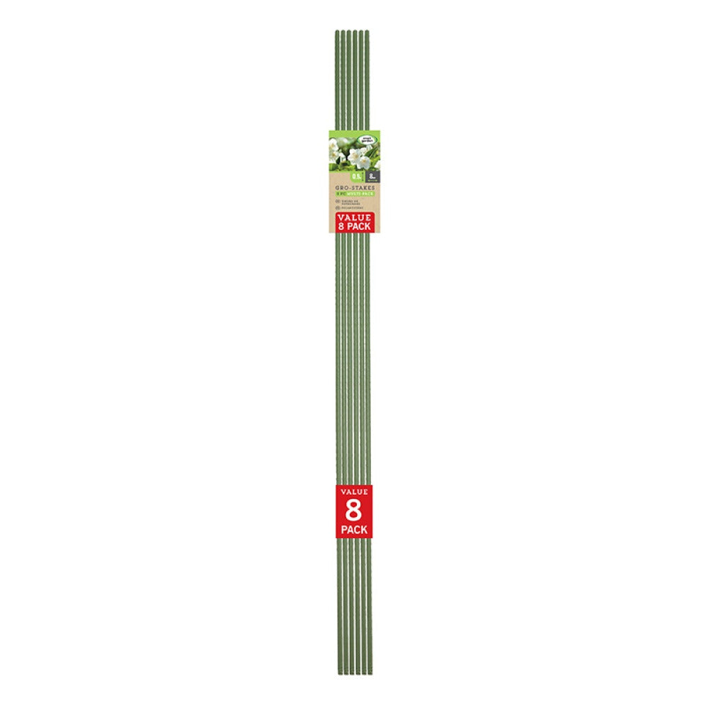 Smart Garden - Gro-Stake 0.9m x 8mm - 8pc Multipack