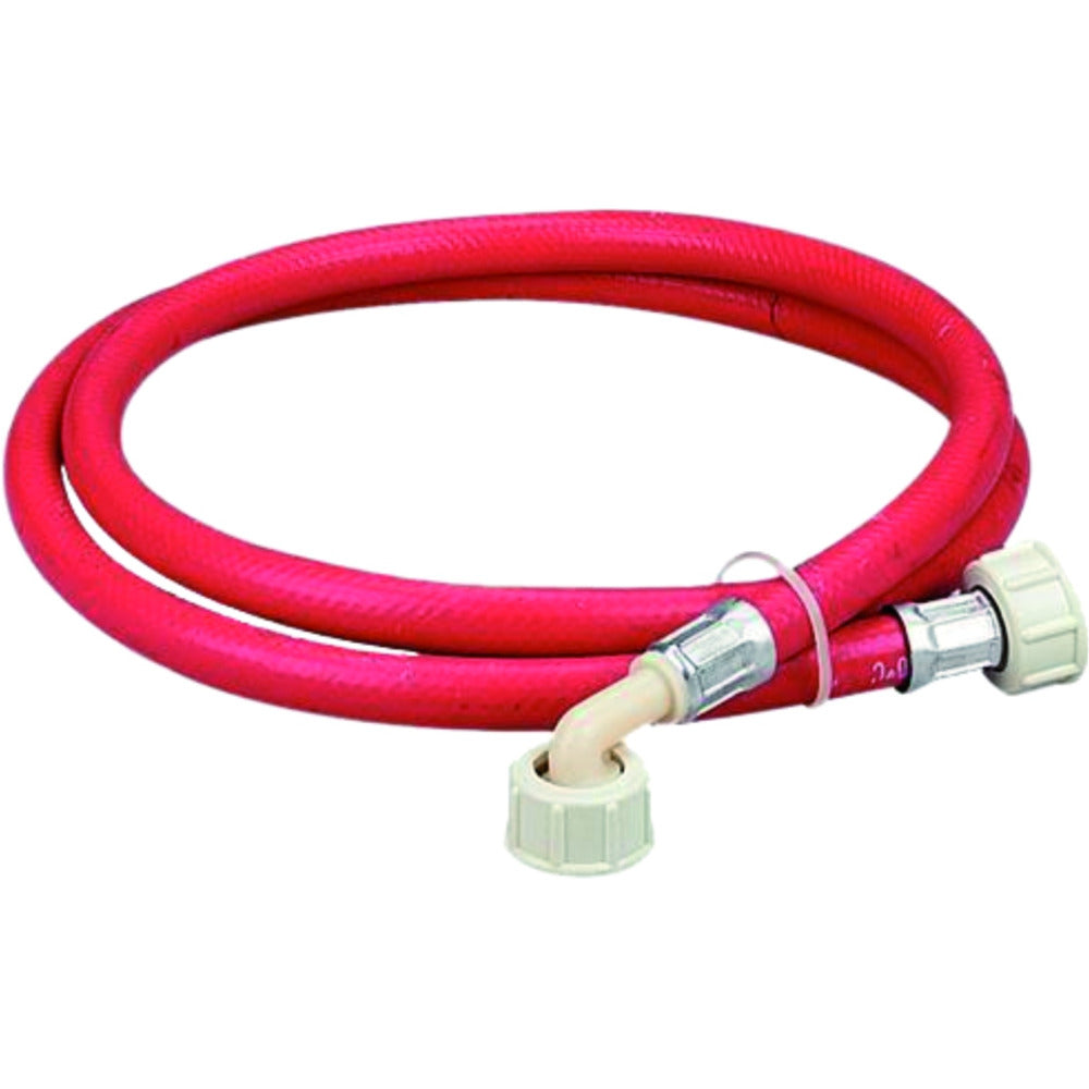 South Coast Plumbing - Wash Mach Hose Red 3/4\ Female 1.5M
