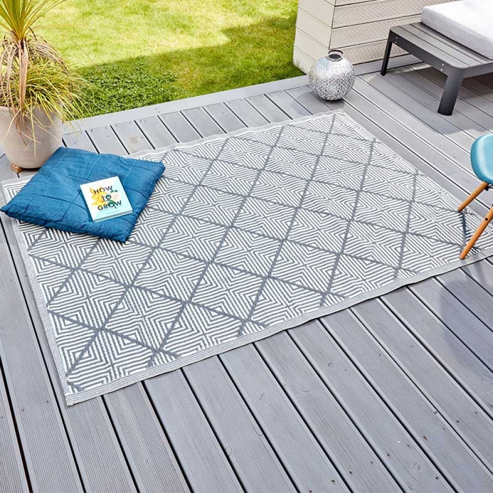 Outside In - Jumbo Alfresco Rugs, Delphi & Alexandria 150 x 210cm