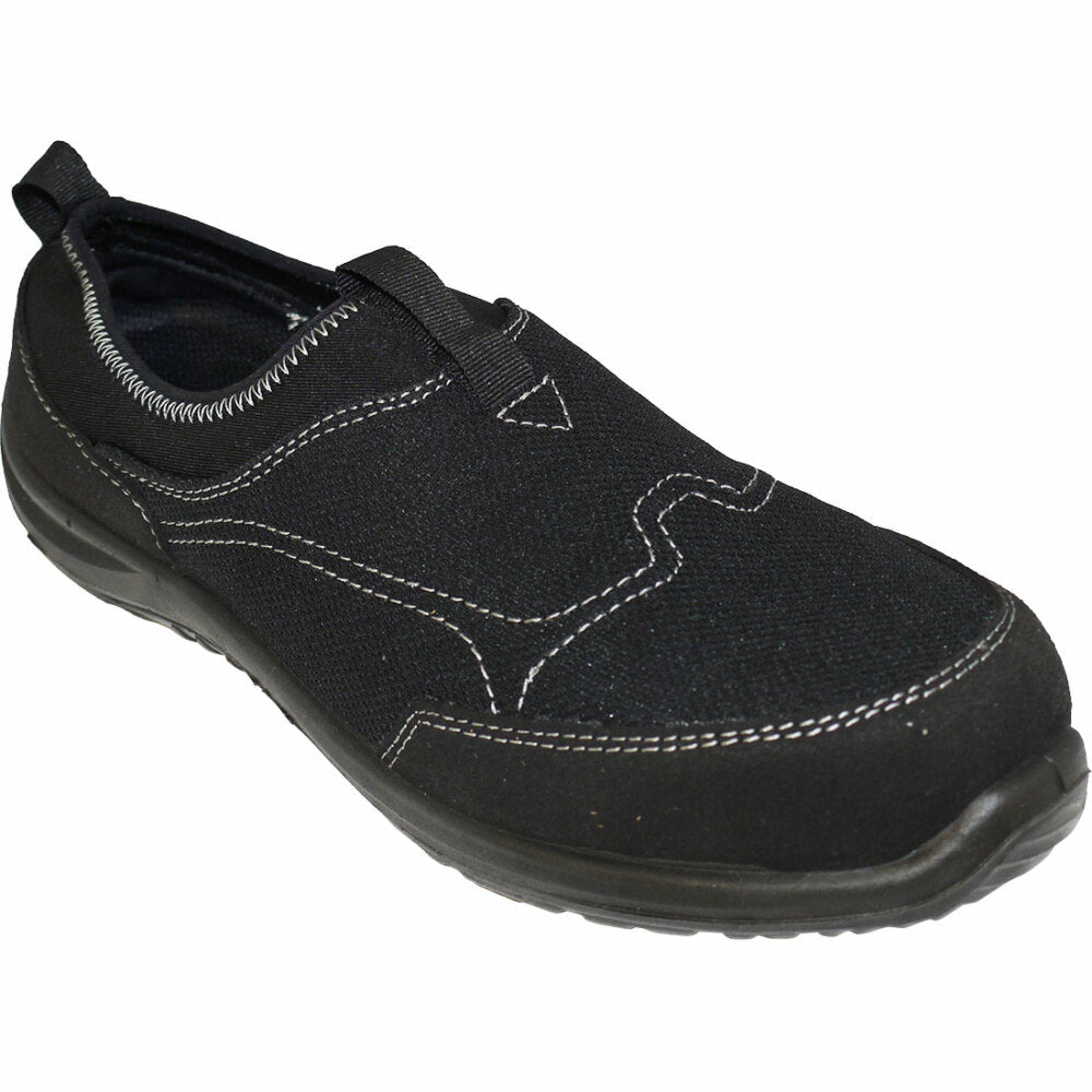Steelite Tegid Slip-On Trainer S1P - Black