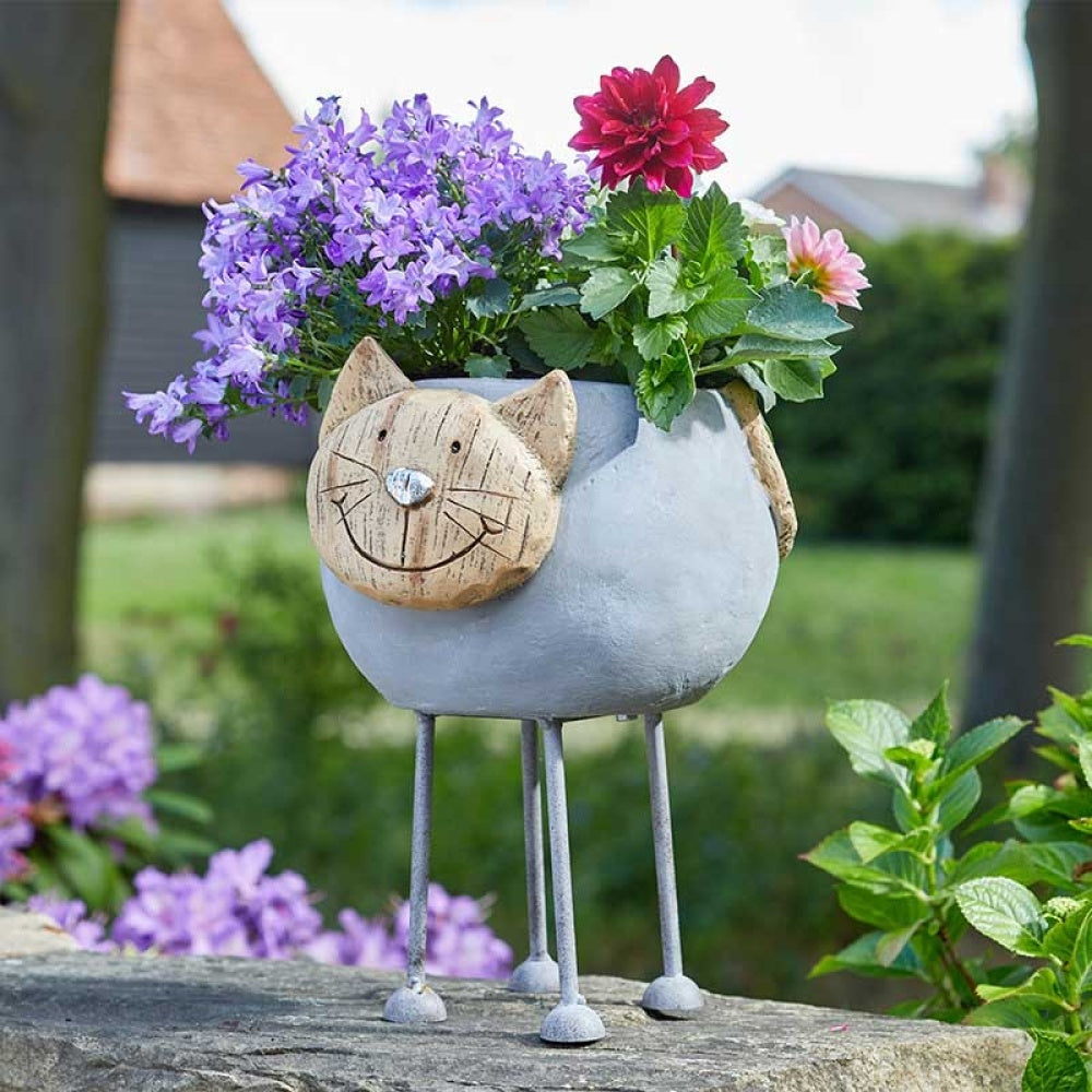 Flamboya - Woodstone Cat Planter