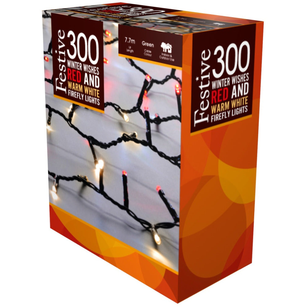 Festive 300 Winter Wishes Firefly Lights