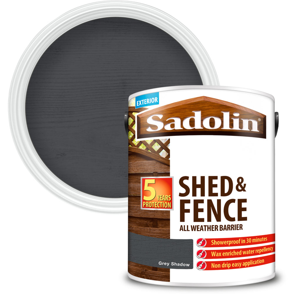 Sadolin Shed And Fence Prot Grey Shdow 5L