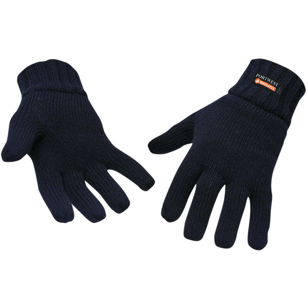 Portwest - Knit Glove Insulatex Lined - Navy