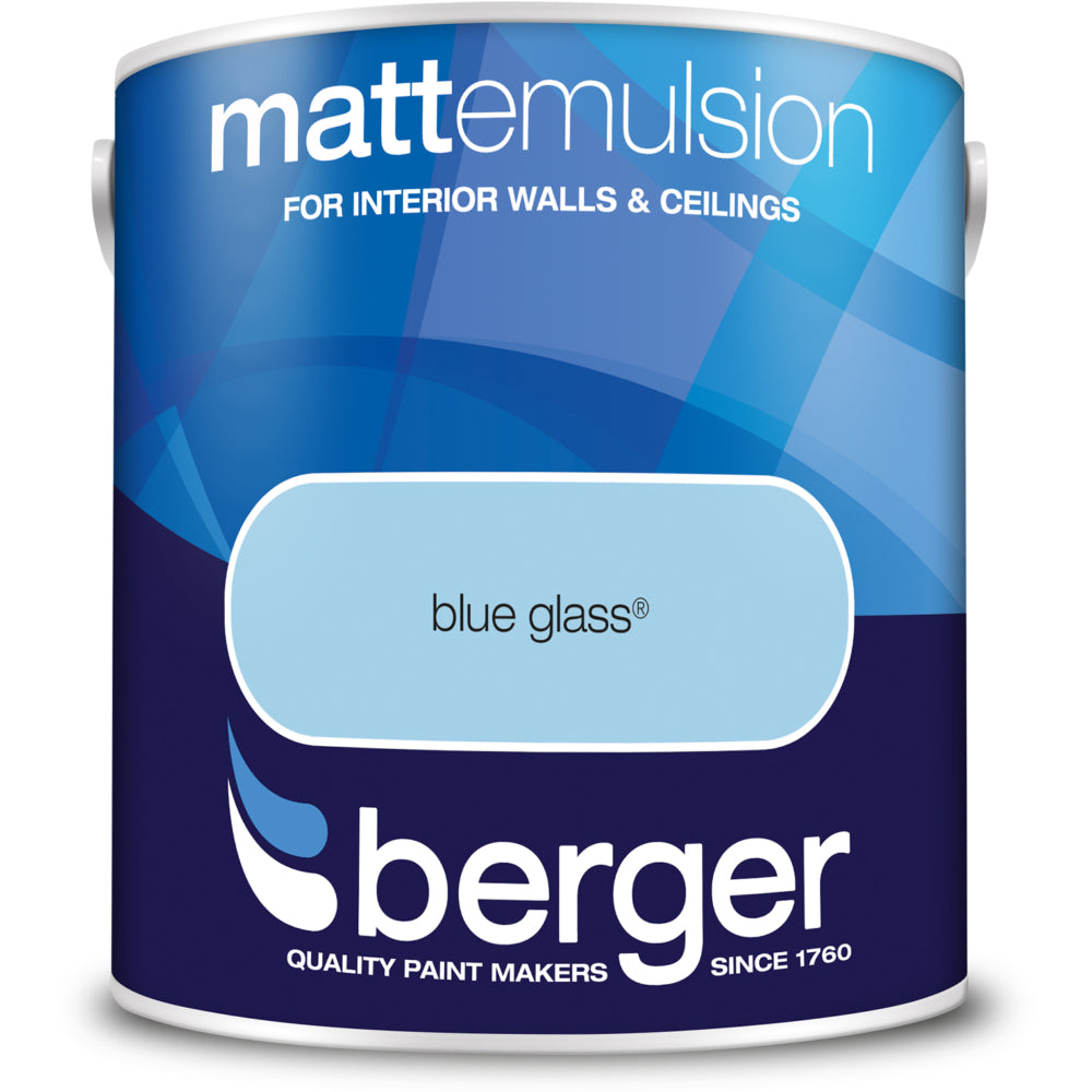 Berger Matt Emulsion Blue Glass 2.5L