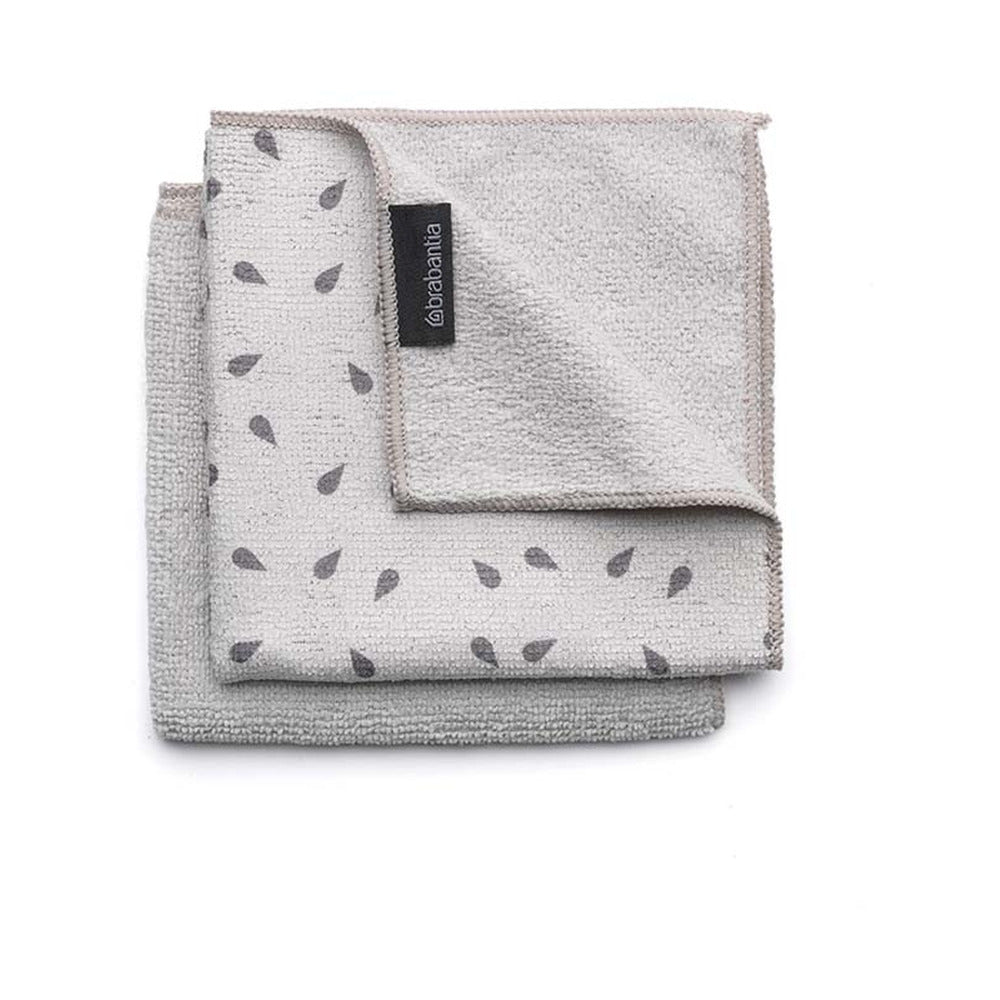 Brabantia - Microfibre cloth (2pk)- Light grey