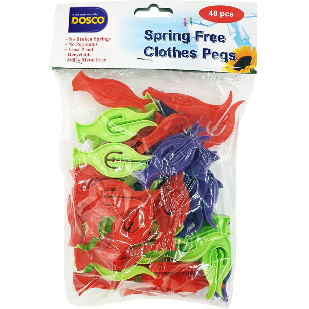 Dosco - Spring-Free Plastic Clothes Peg