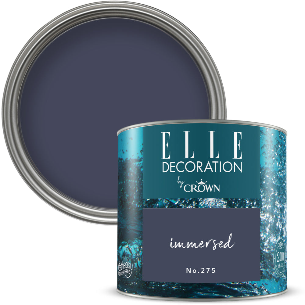 Crown Elle Flat Matt Black Glass 2.5L