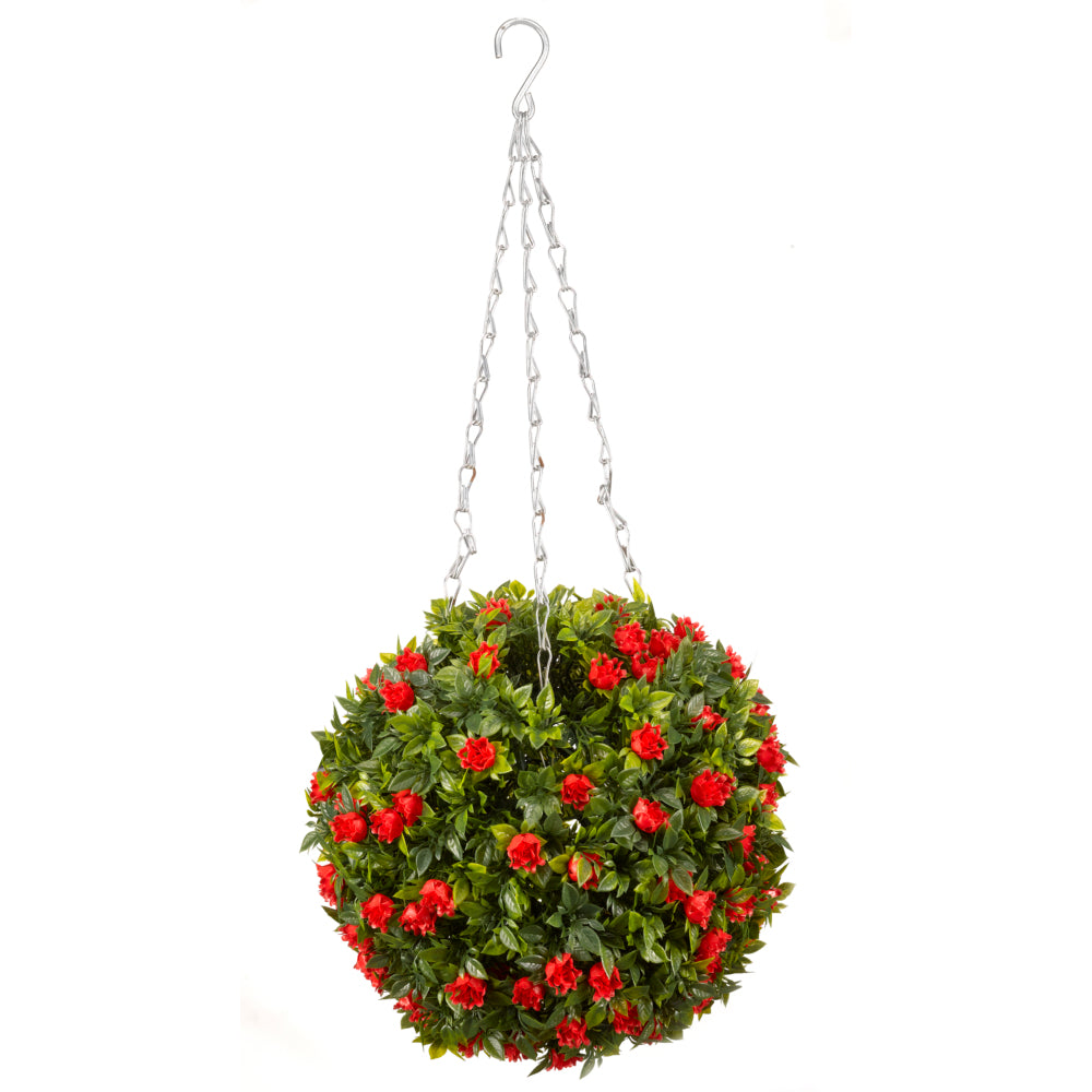 Topiary Red Rose Ball - 30cm