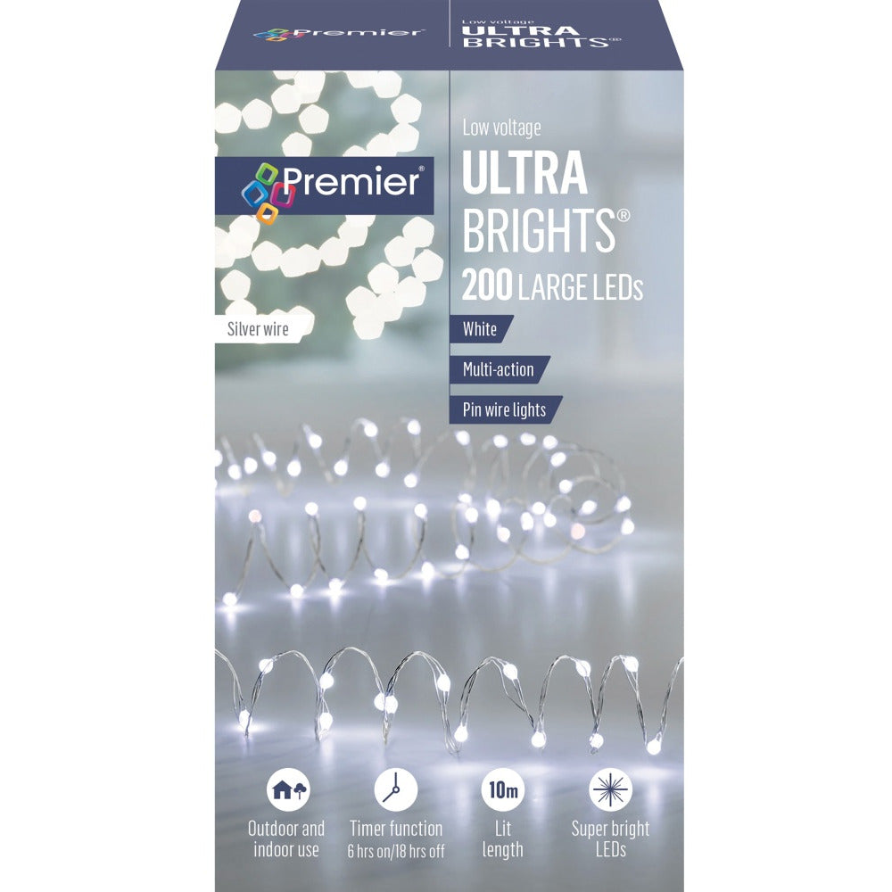 Premier - 200 LV Large LED Multi-Action Ultrabrights - White
