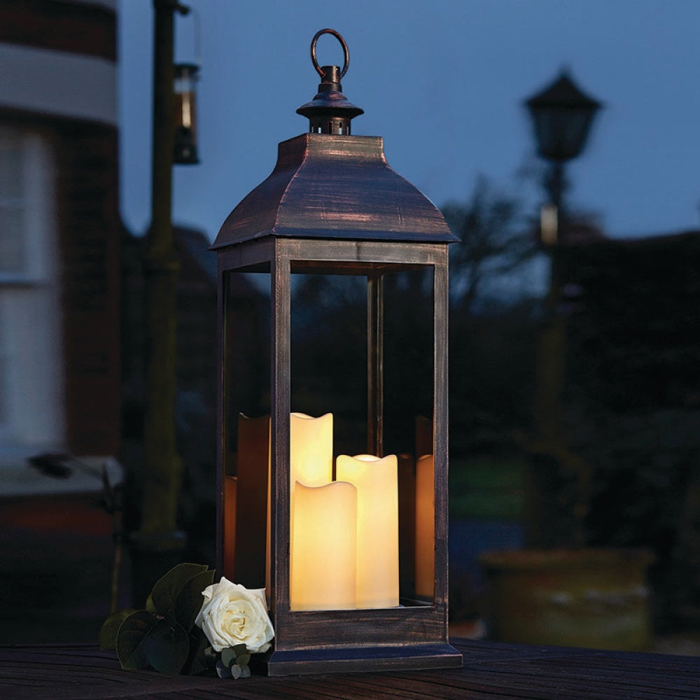 Outside In - Giant Copper Battery Lantern
