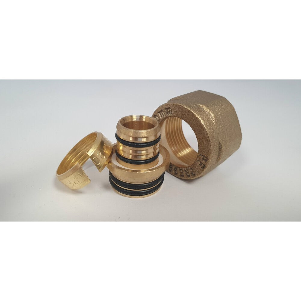 PF Press - 22 mm x 20mm PFP Nut & Insert Adapt to Copper Comp