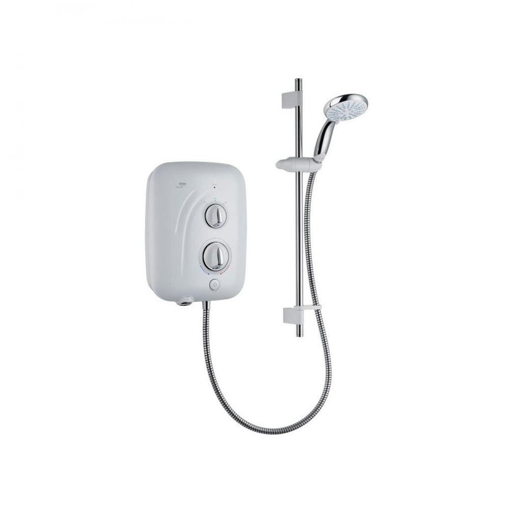 Mira - Elite QT Tank Fed Electric Shower - 9.8kw (White and Chrome)