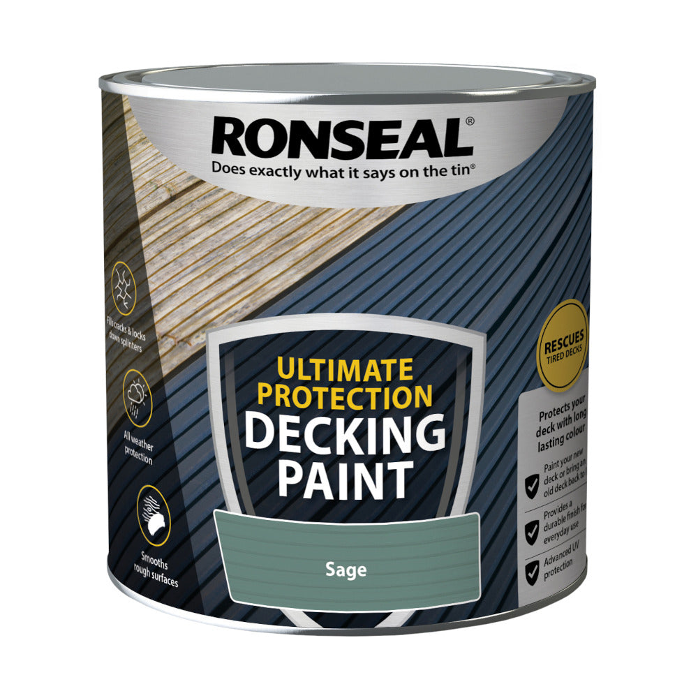 Ronseal Ultimate Protection Decking Paint Sage 2.5L