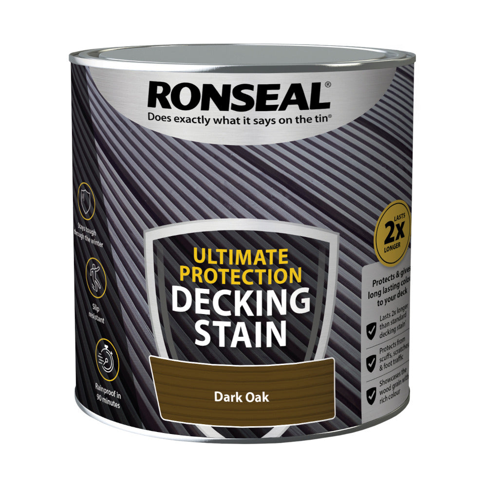 Ronseal Ultimate Protection Decking Stain Dark Oak 2.5L