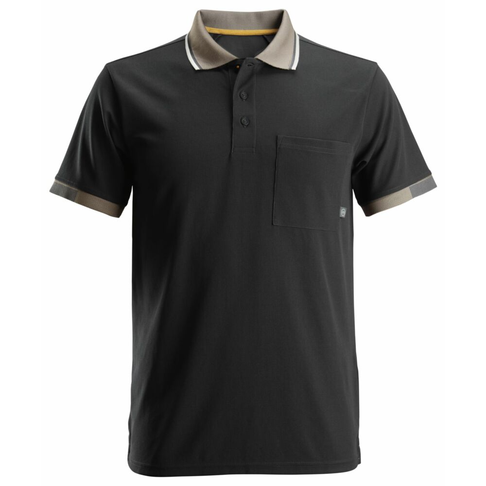 Snickers - AllroundWork, 37.5® Short Sleeve Polo Shirt - Black