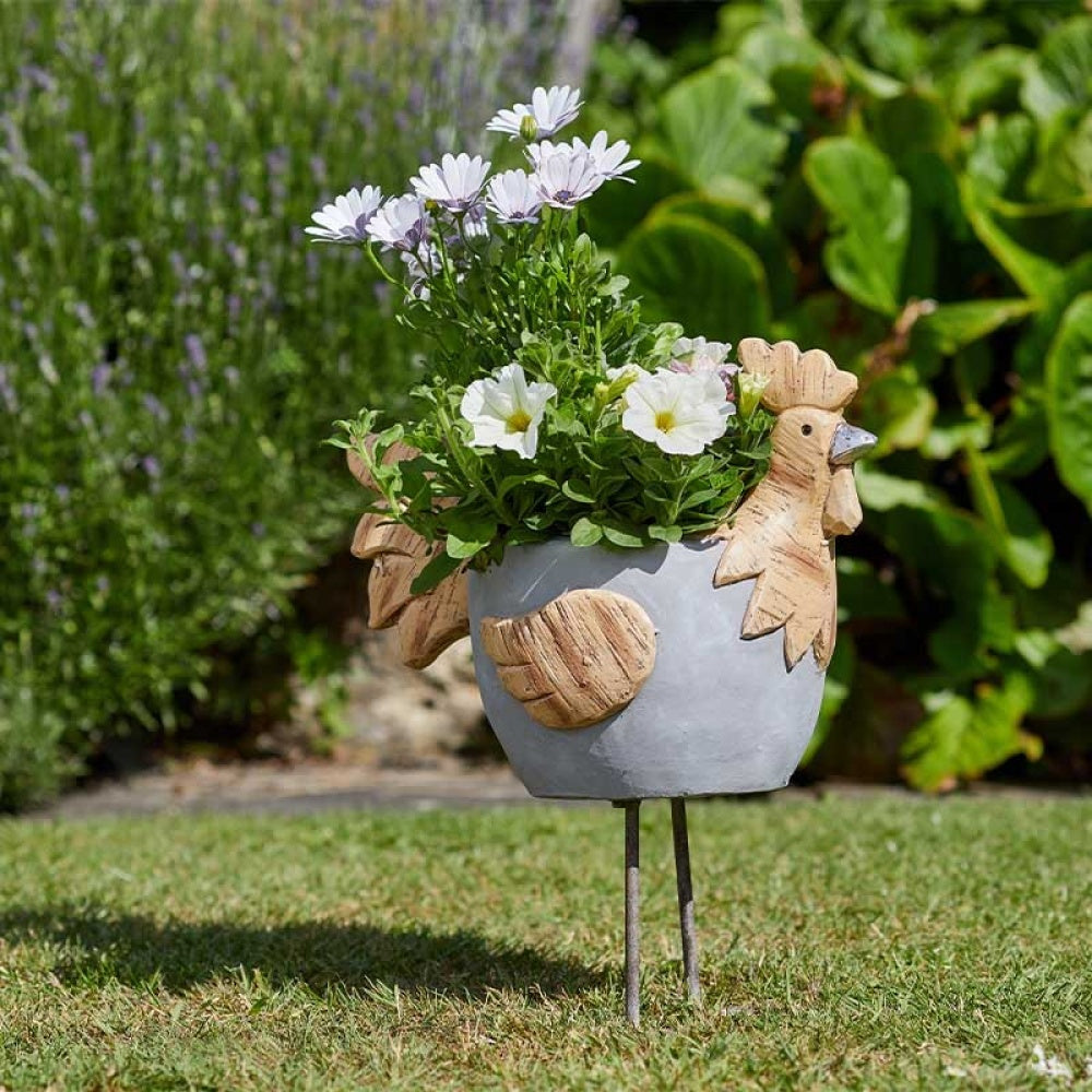 Flamboya - Woodstone Rooster Planter