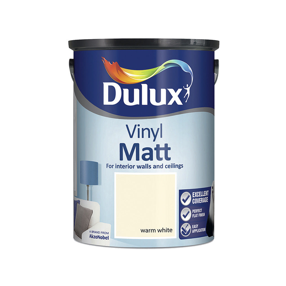 Dulux Vinyl Matt Warm White 5L