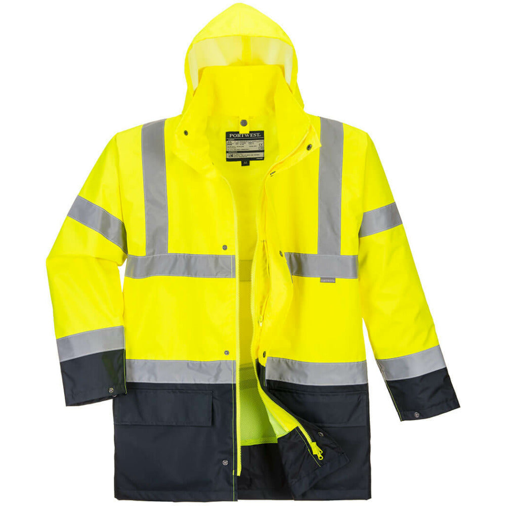 Portwest - Essential 5-in-1 Two-Tone Jacket - Yellow/Black