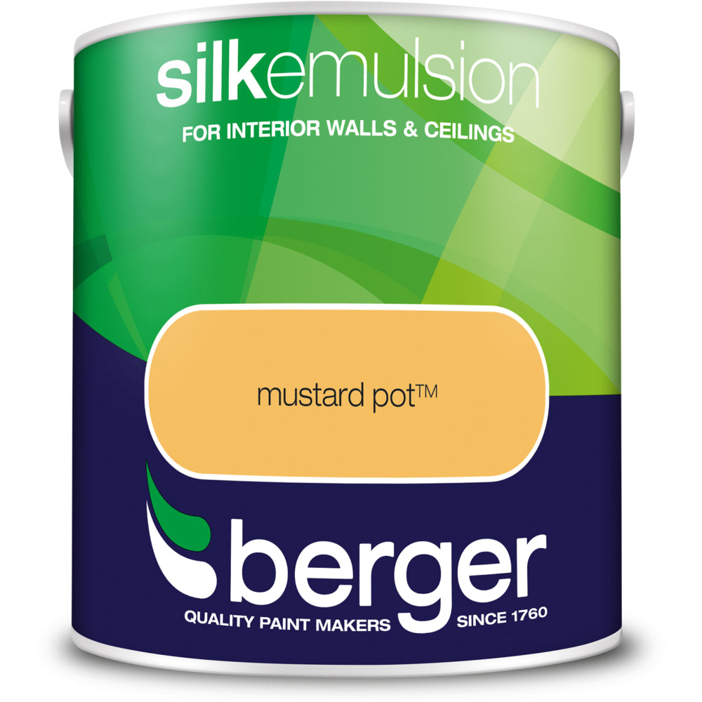 Berger Silk Emulsion Mustard Pot 2.5L