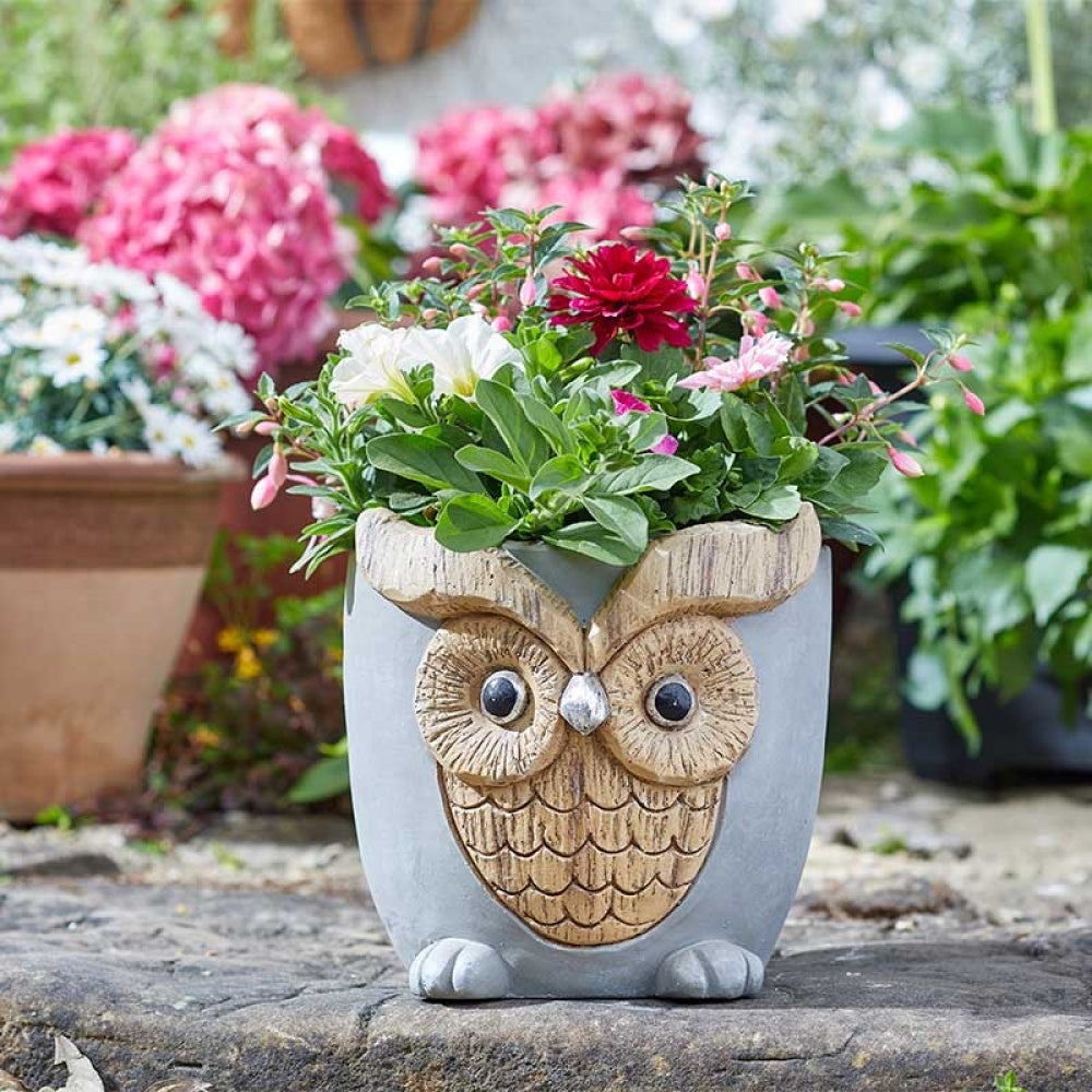 Flamboya - Woodstone Owl Planter