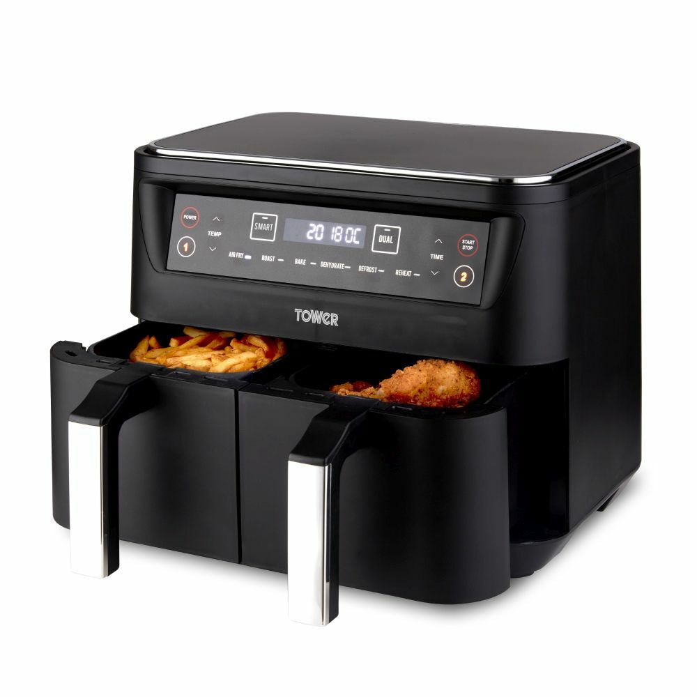 Vortx Dual Basket Air Fryer - 8L