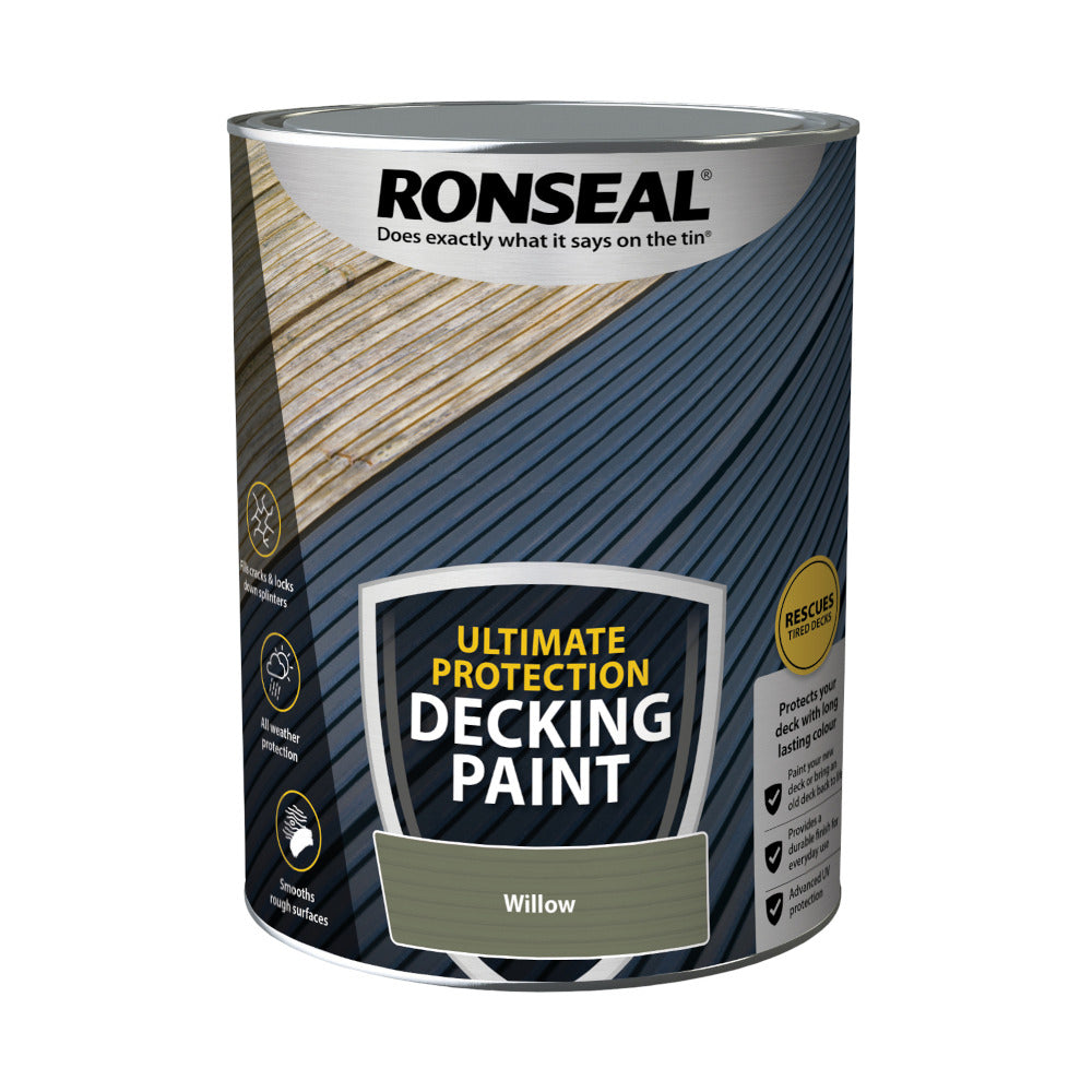 Ronseal Ultimate Protection Decking Paint Willow 5L