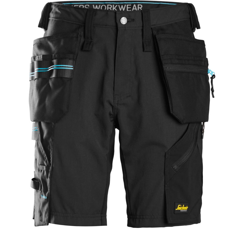 Snickers - LiteWork, 37.5® Work Shorts Holster Pockets - Black\\Black