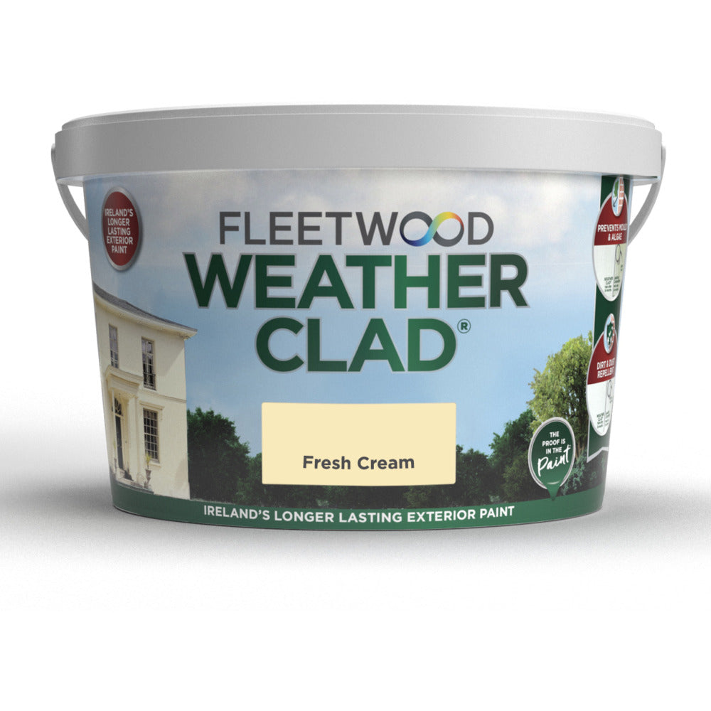 Fleetwood Weatherclad Fresh Cream 10L