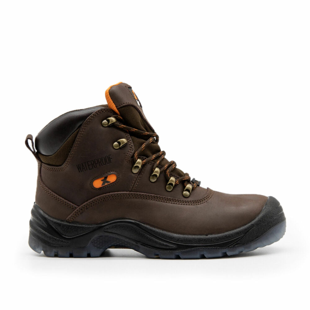 Xpert Typhoon Waterproof S3 Safety Boot Brown - EU41 / UK7