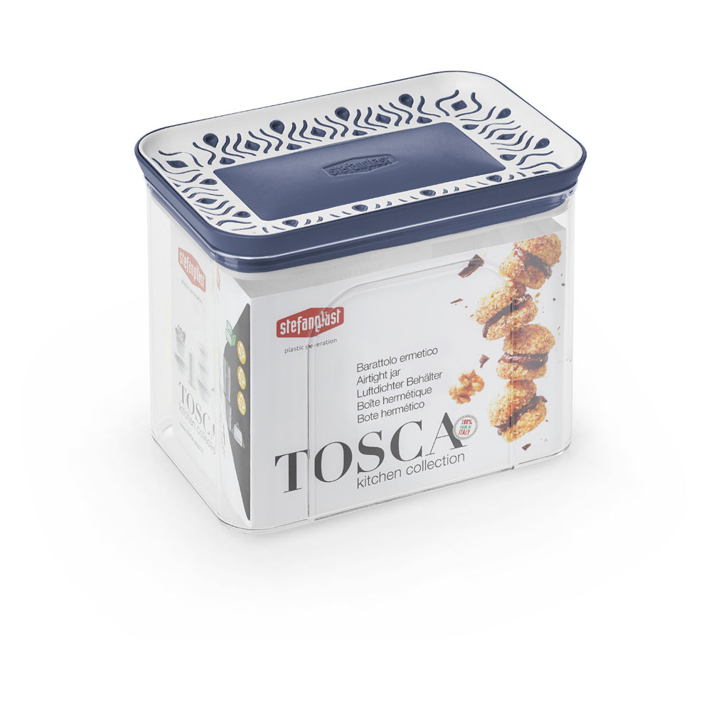 Dosco - 1.20L Tosca Rectangle Food Caddy Blue