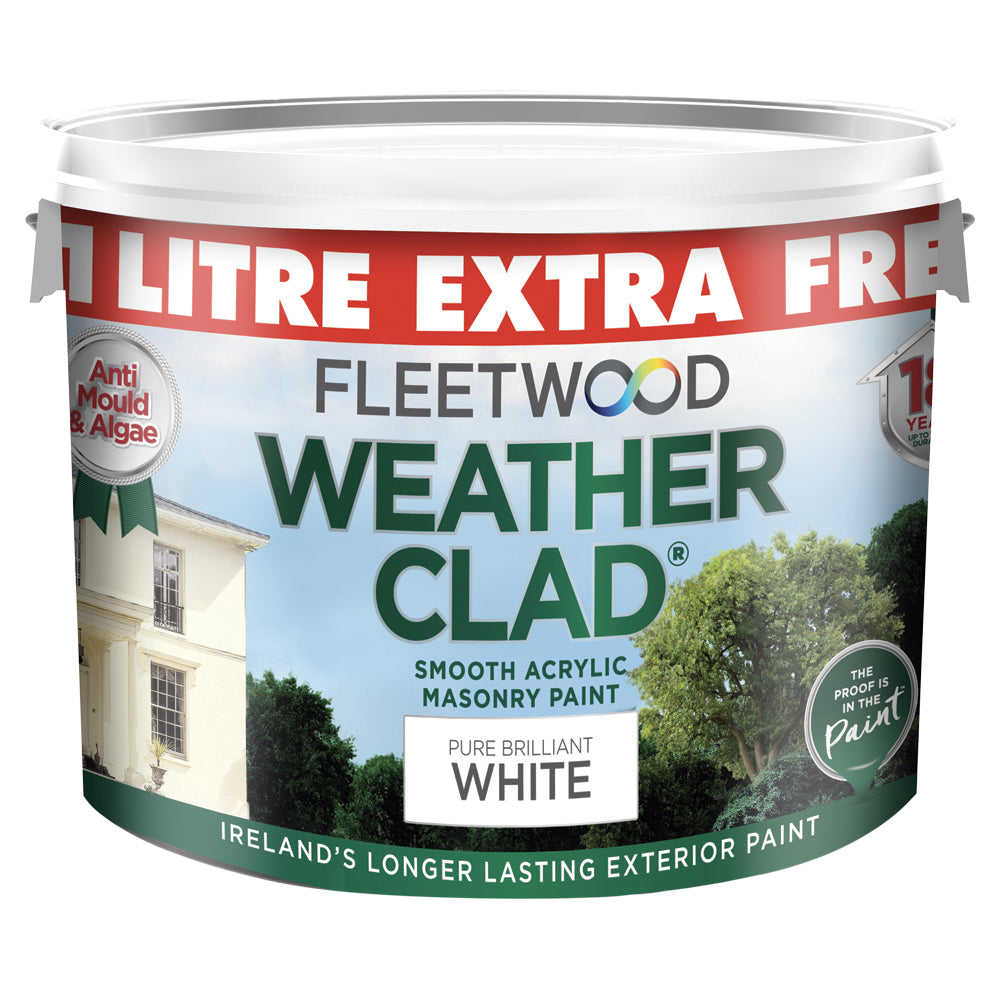 Fleetwood Weatherclad Pure Brilliant White β 9 + 1ltr