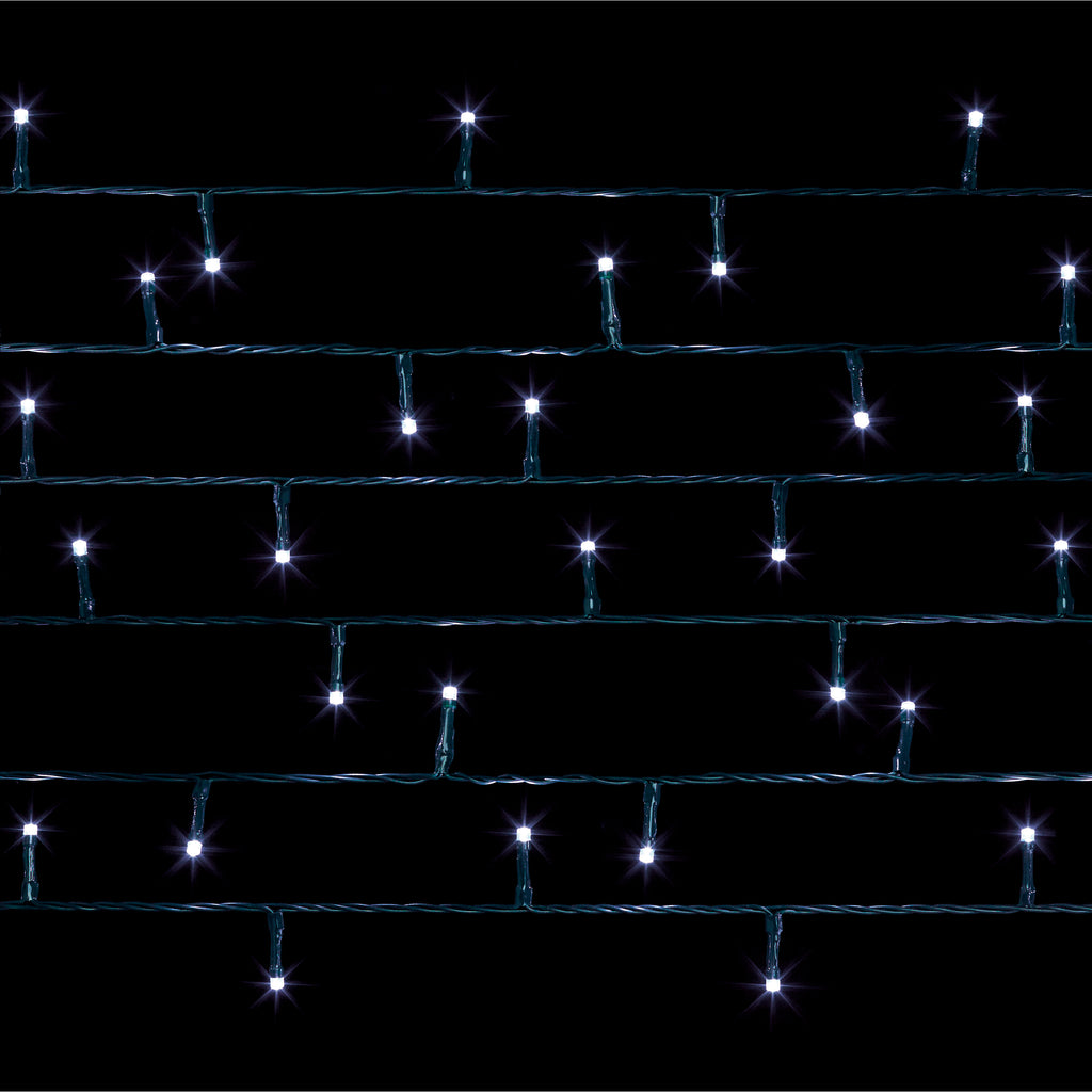 400 LED Battery Operated Timelights - White