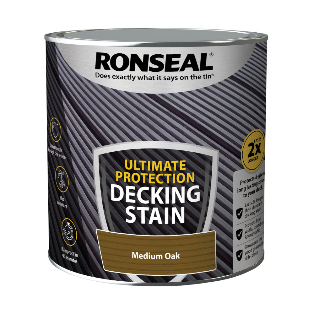 Ronseal Ultimate Protection Decking Stain Medium Oak 2.5L