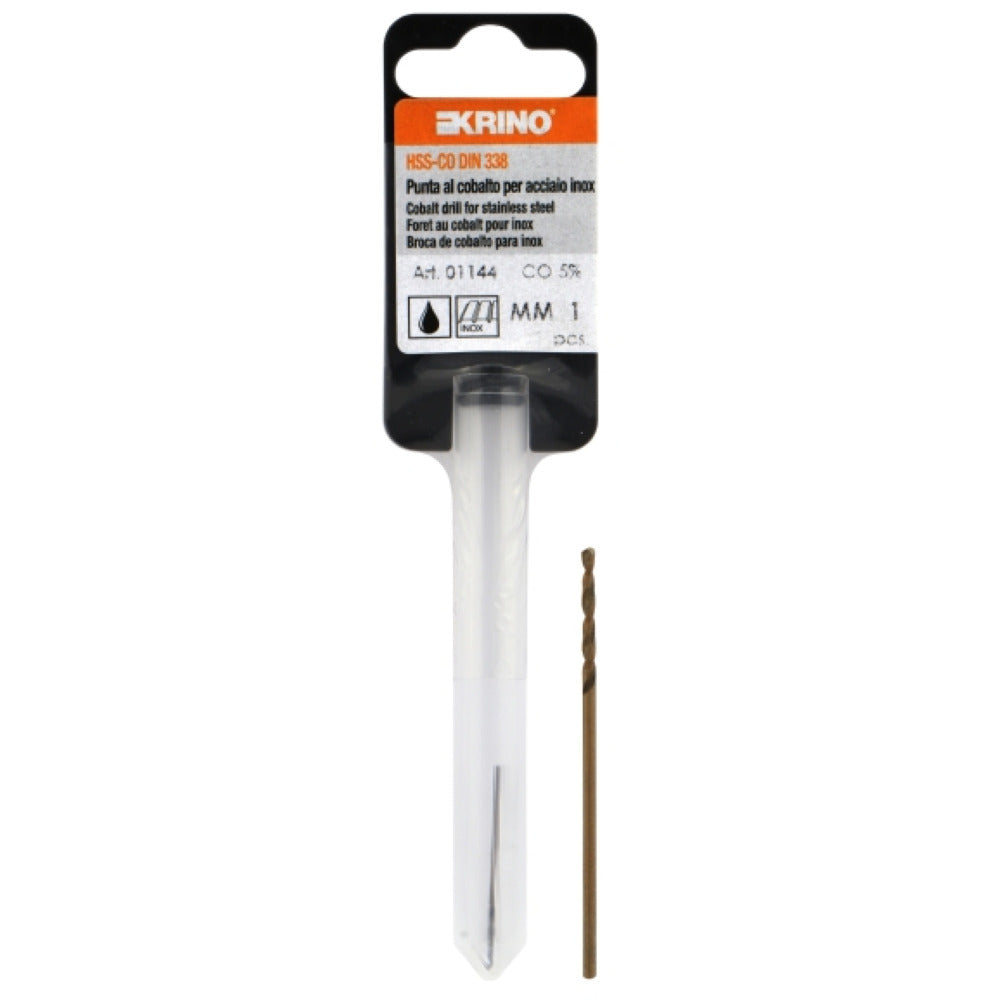 KRINO 12.0mm Cobalt HSS Drill Bit Display Pack