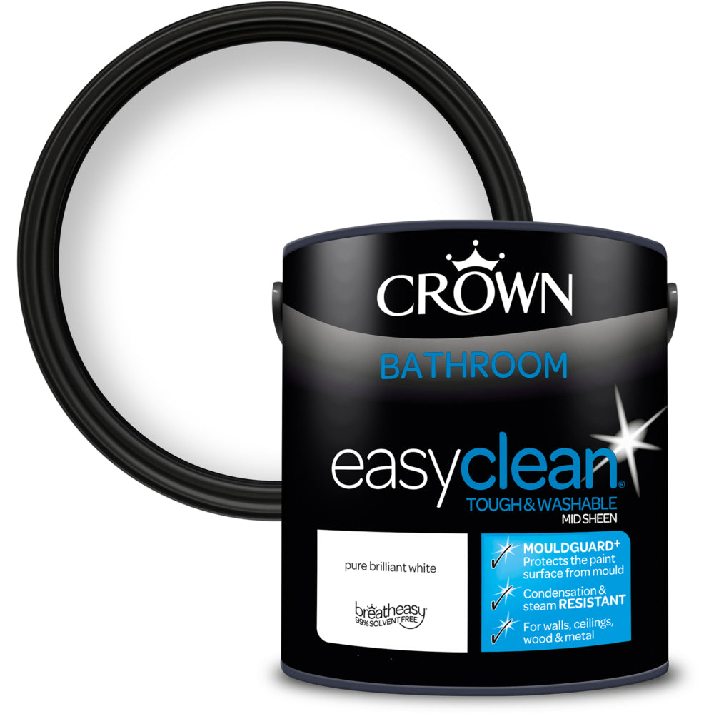 Crown Easyclean Bathroom Brilliant White 2.5L