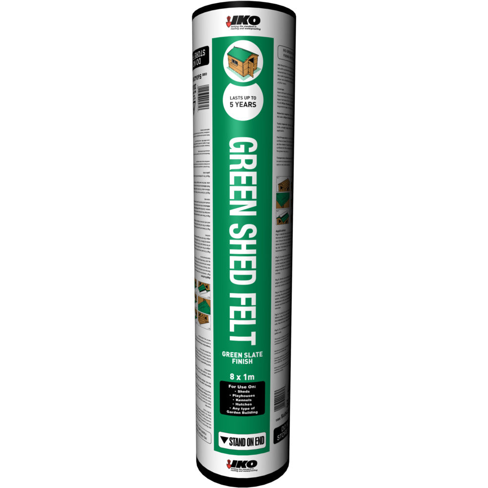 IKO Shed Felt Green 1x8m