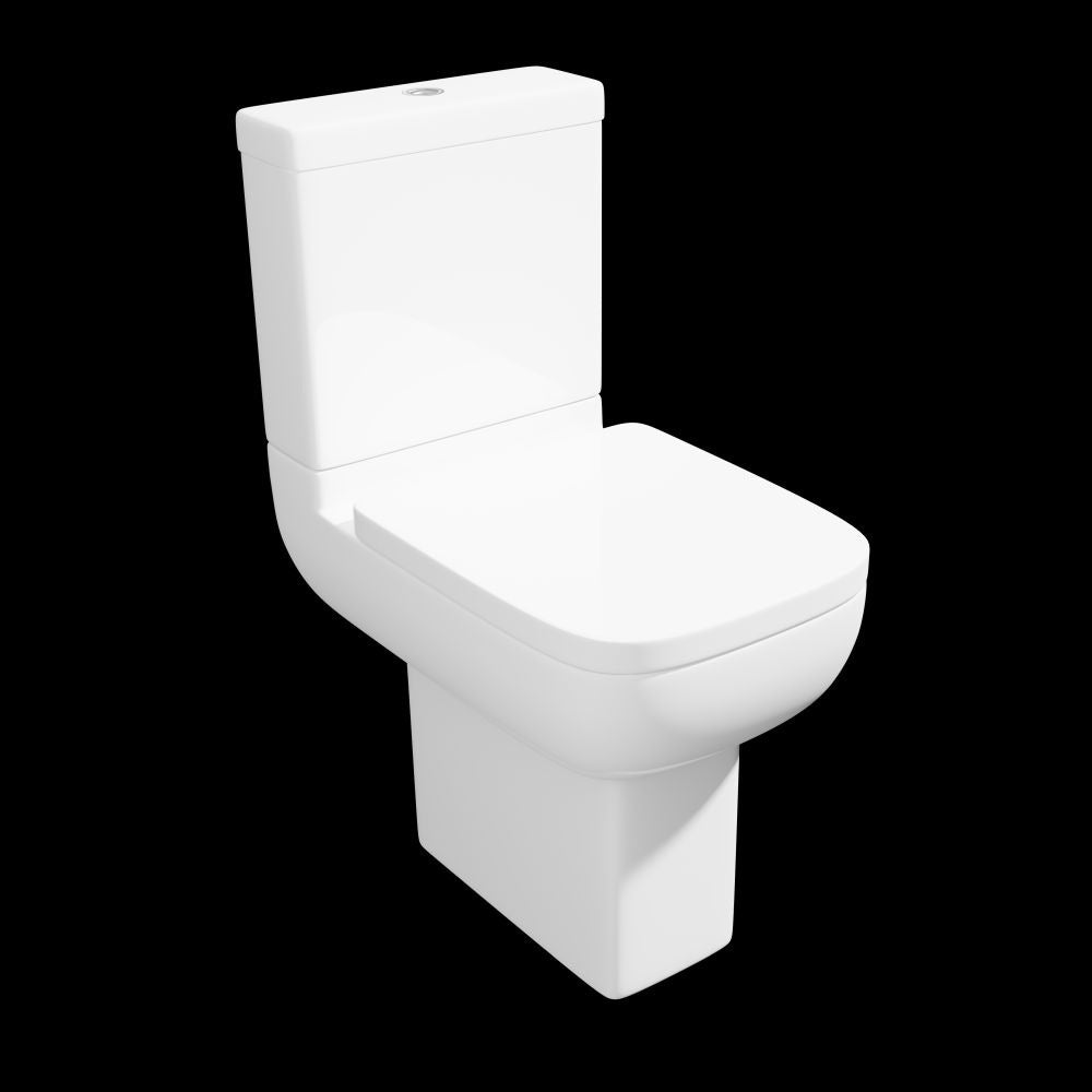 Bathroom Studio Lusso 600 Comfort Height Close Coupled WC Pan