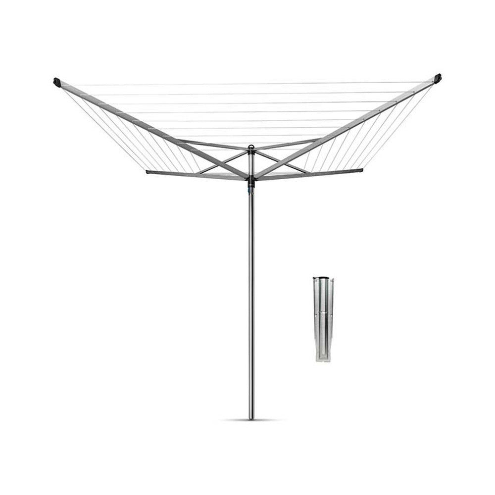 Brabantia - Topspinner 60m + gound Spike Metallic grey