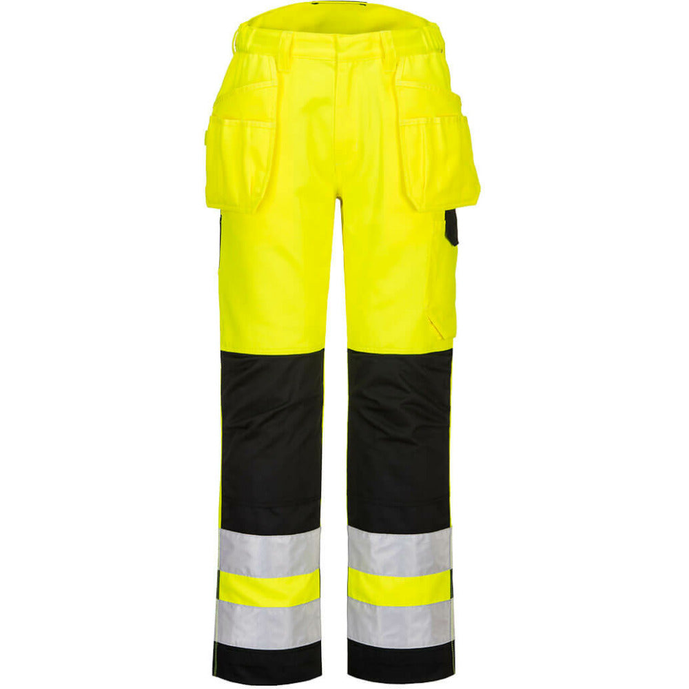 Portwest - PW2 Hi-Vis Holster Trouser - Yellow/Black