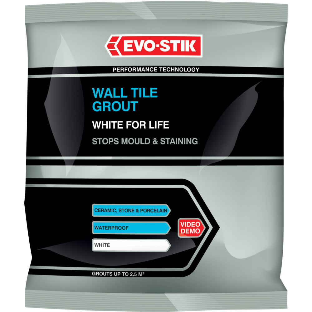 Evo Stik Tile Grout White 500g