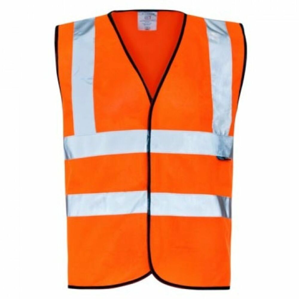 Hi-Vis Reflective Vest Orange - 3XL