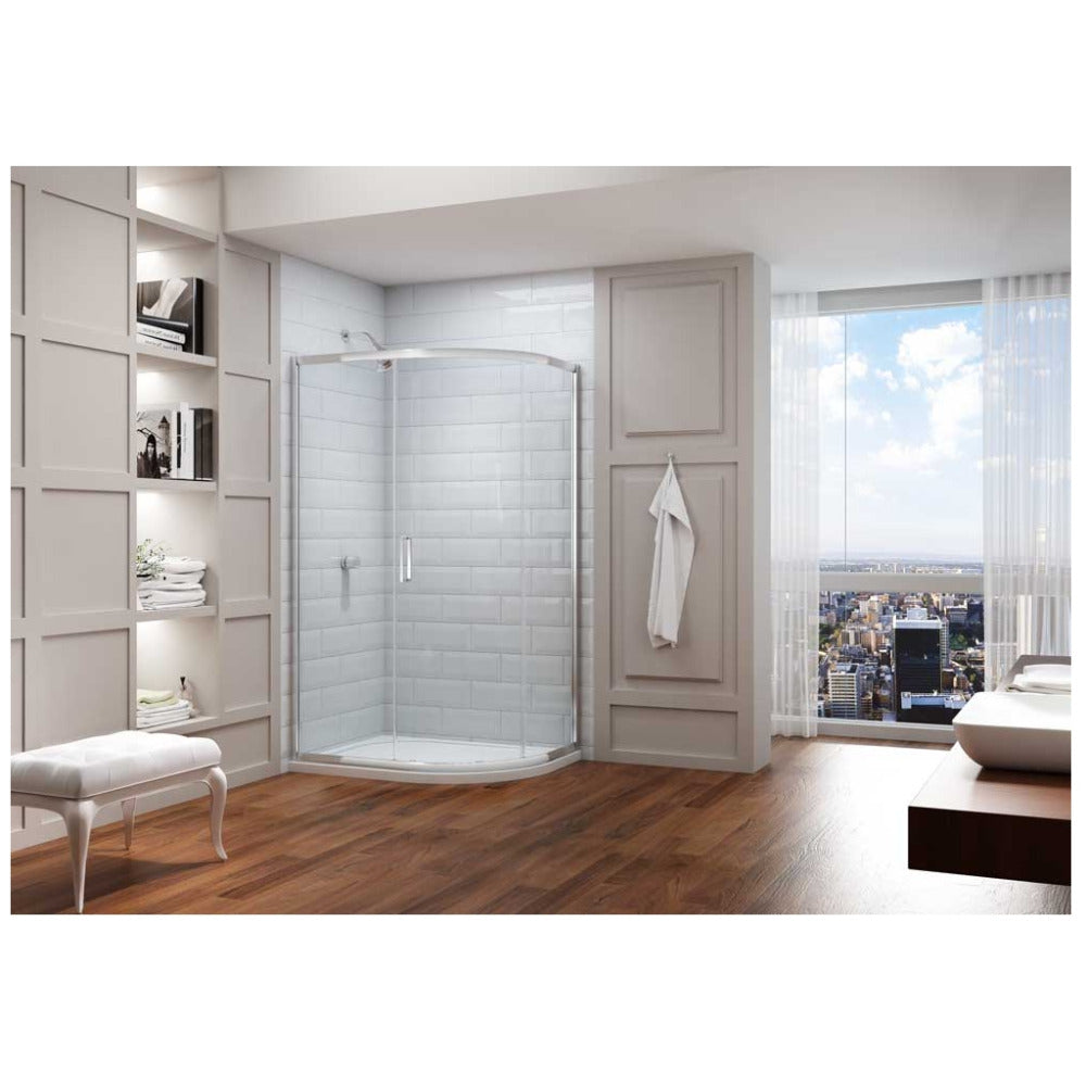 8 Series 1 Door 1400X900 Offset Quadrant Fixed Panel