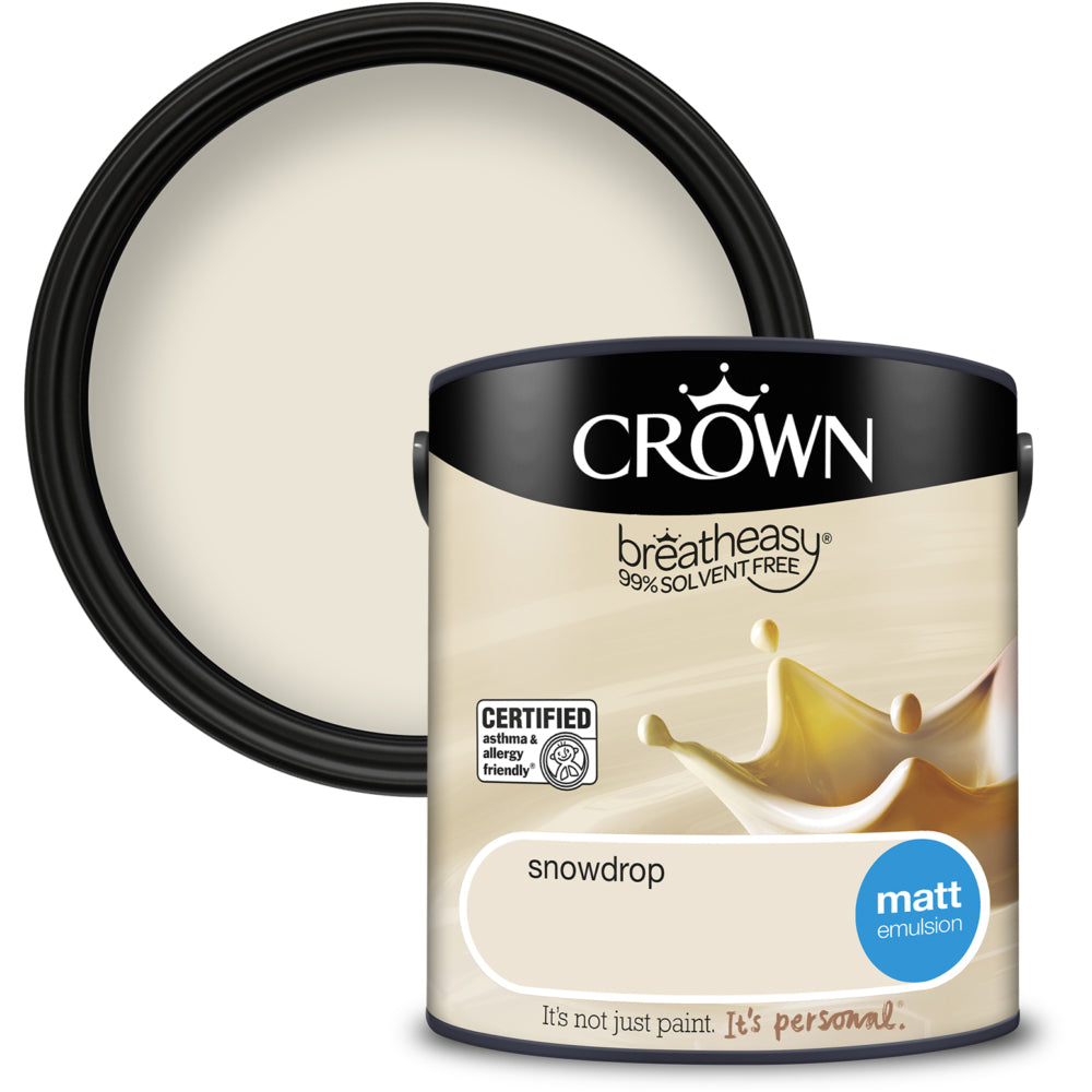 Crown Matt Emulsion Snowdrop 2.5L