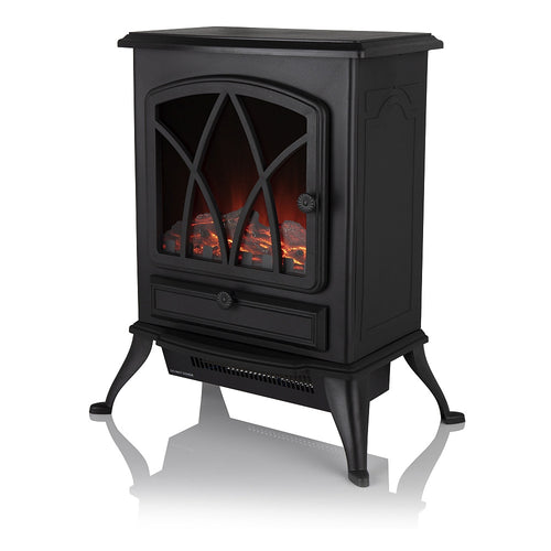 Warmlite Stirling Electric Stove Fire Black - 2Kw
