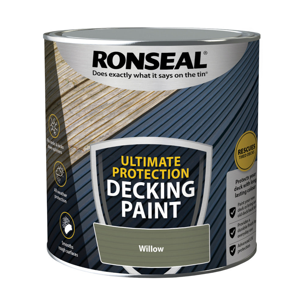 Ronseal Ultimate Protection Decking Paint Willow 2.5L