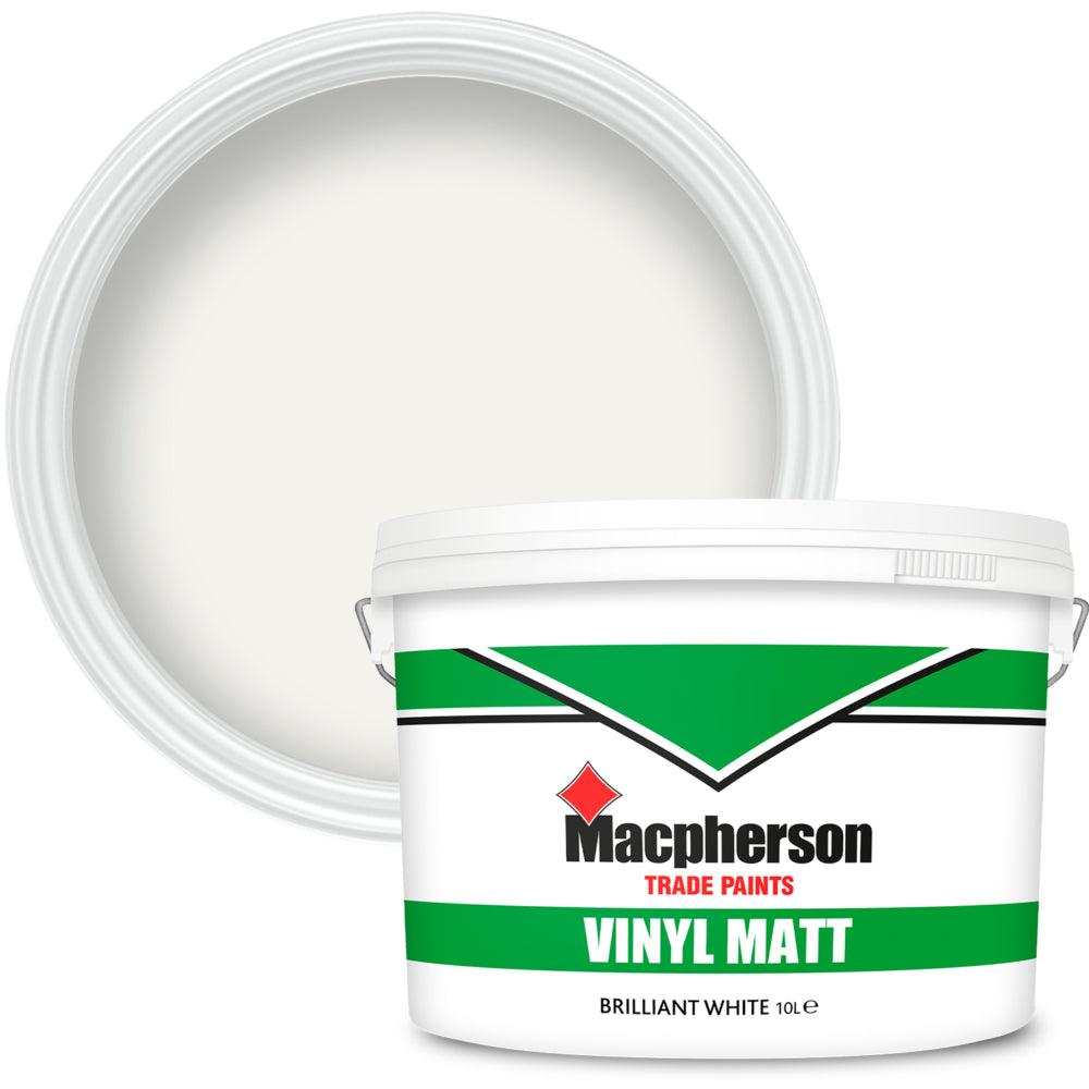 Macpherson Vinyl Matt Emulsion Brilliant White 10L