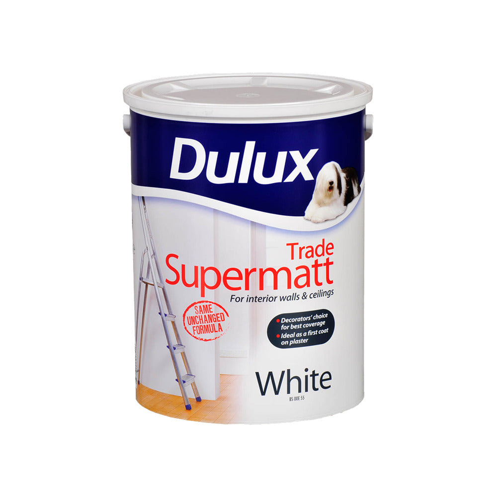 Dulux Trade Super Matt Trade White 5L