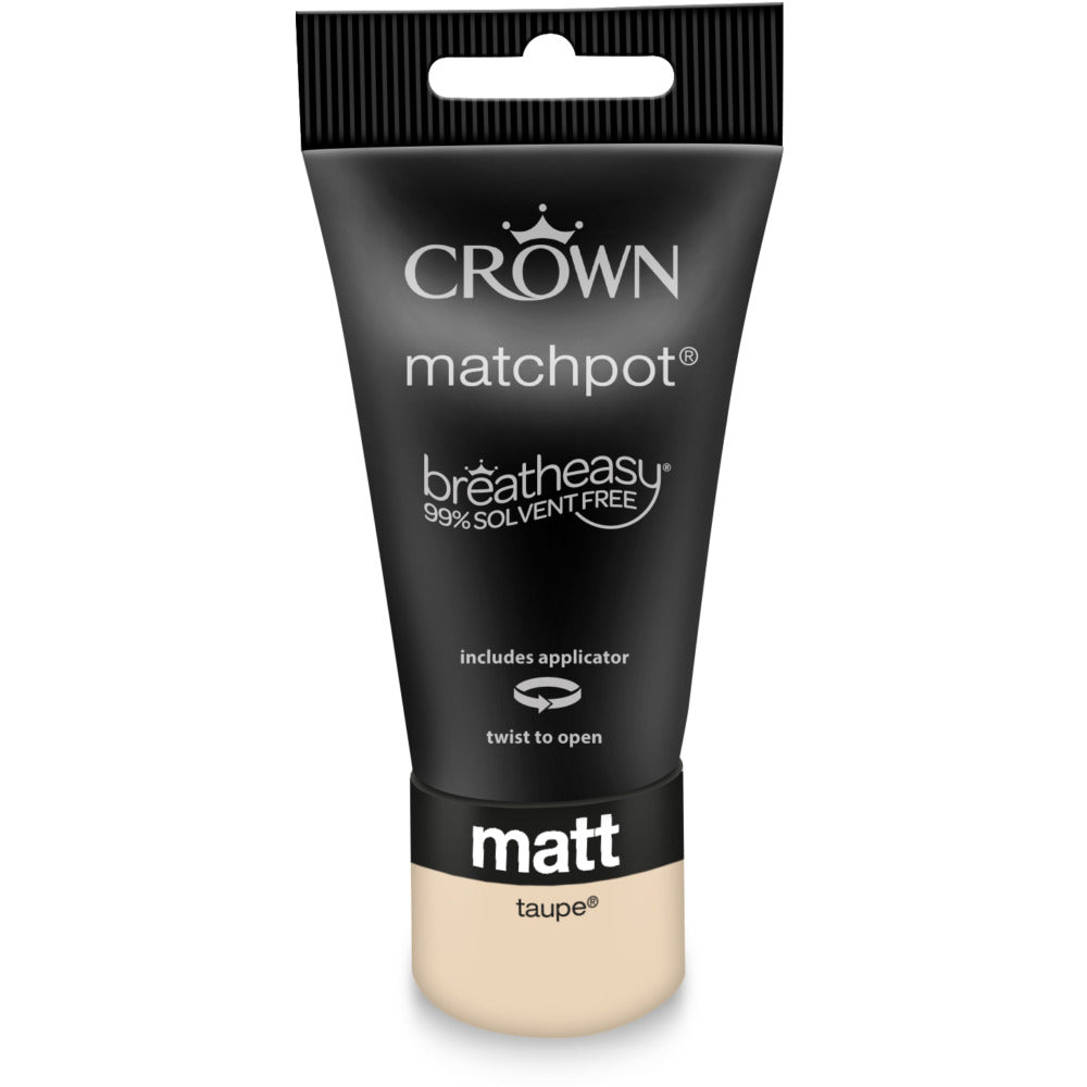 Crown Matt Emulsion Taupe 40ml