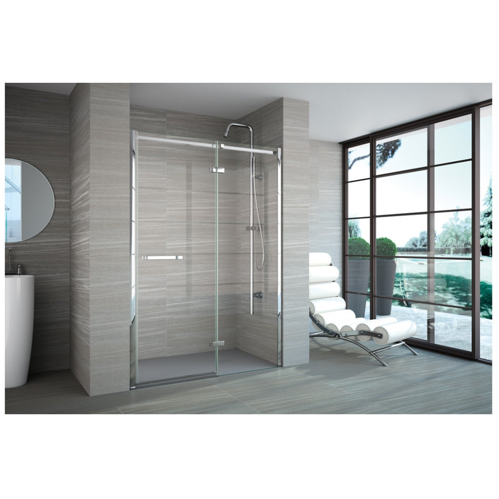 8 Series Frameless Hinge & Inline 1600+ Fix Panel